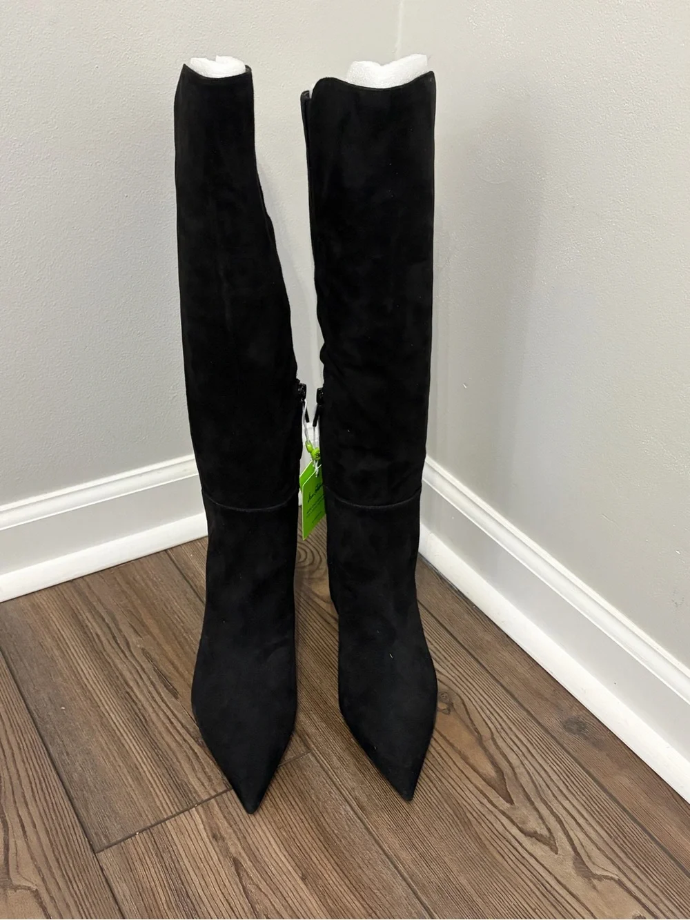 Sam Edelman Black Over-the-Knee Pointed-Toe Boots
